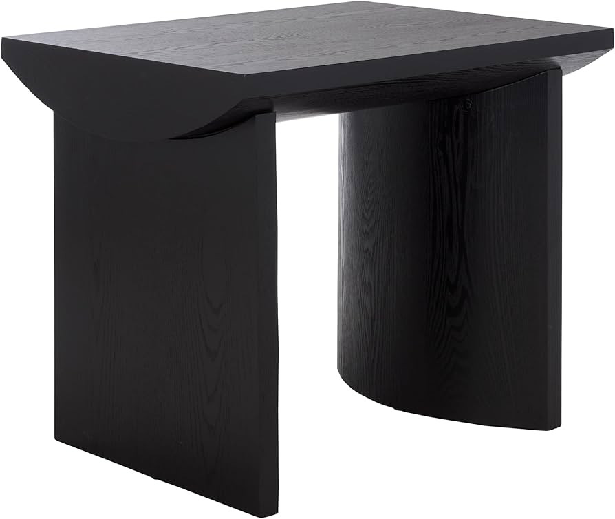 SAFAVIEH Home Collection - Bara Modern End Table, Black Rectangular Accent Side Table (ACC2316B) | Amazon (US)