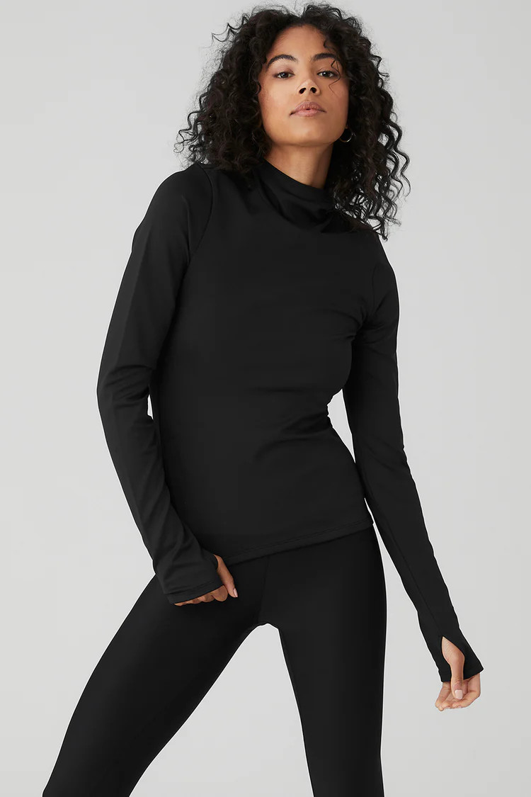 Airlift Winter Warm Hooded Runner | Alo Yoga (US)