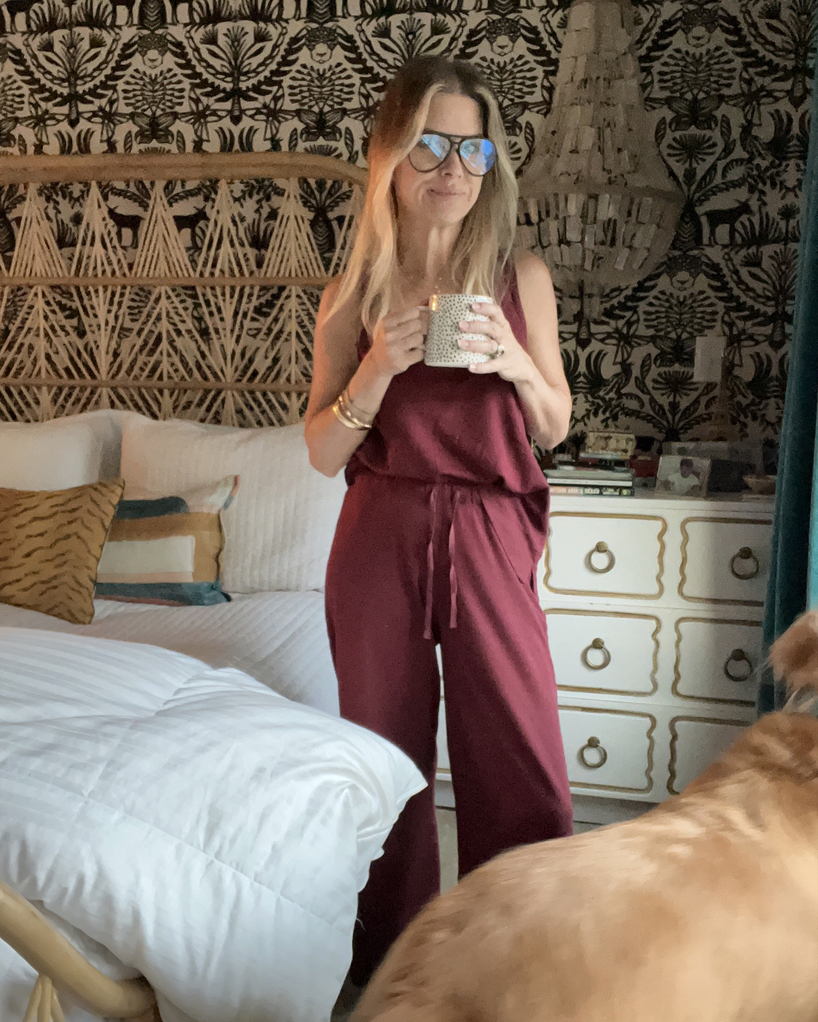 At 47 PJ’s are becoming my love language. I’m ok with that. Lake pajamas are my latest go to’s and they should be your too. Just sayin’. 

#LTKOver40 #LTKStyleTip