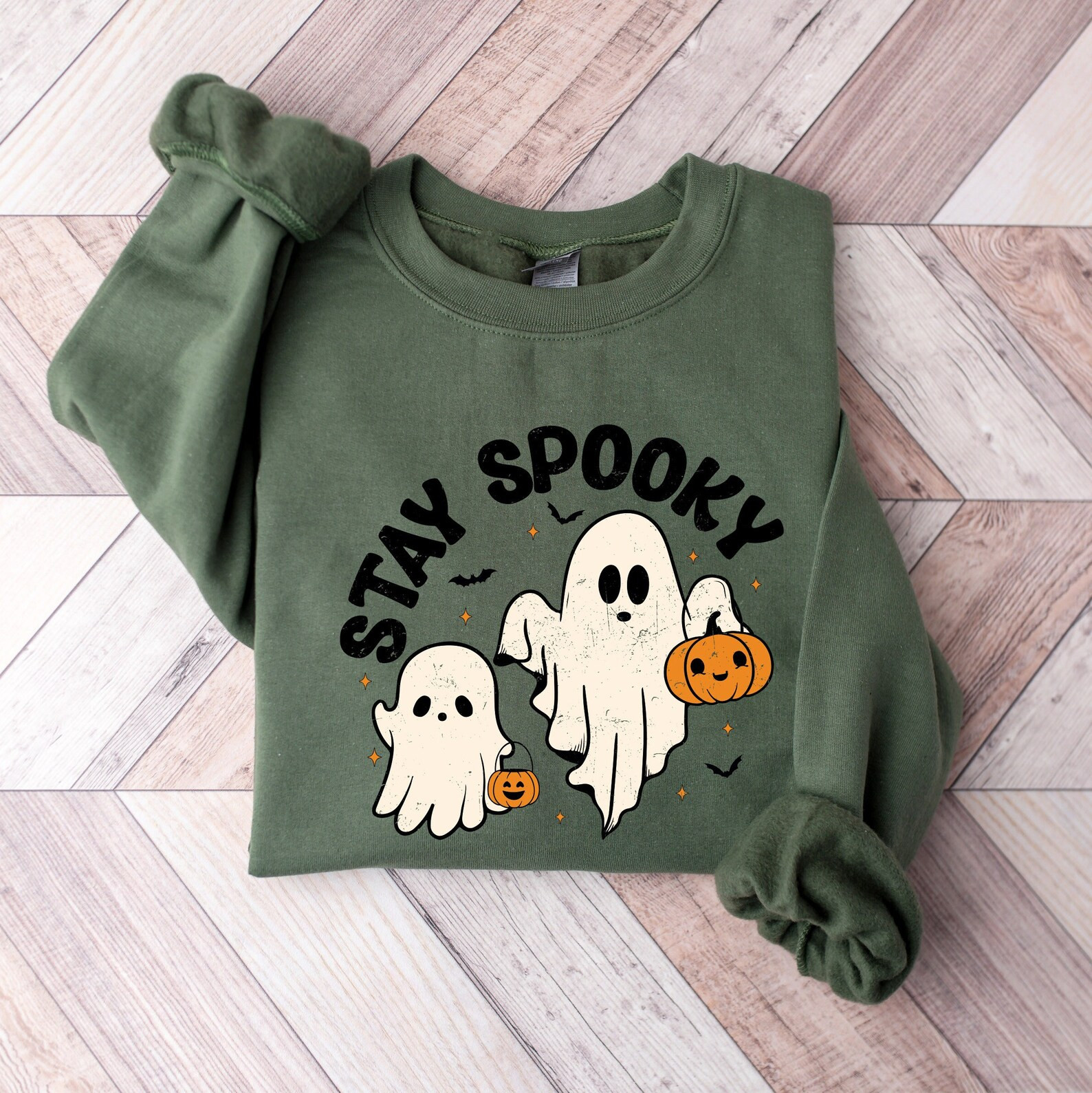 Stay Spooky Sweatshirt, Halloween Sweatshirt, Halloween Gift Hoodie, Womens Halloween Sweatshirt,... | Etsy (US)