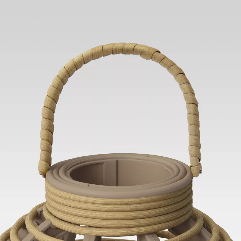 Resin Outdoor Lantern Natural - Threshold™ | Target