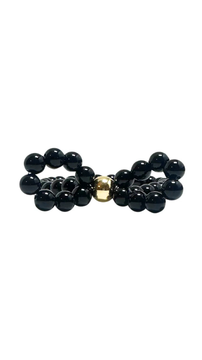 Clara Bow- XL Black | Cocos Beads and Co