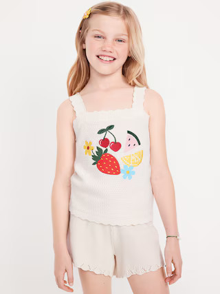 Sleeveless Sweater-Knit Tank Top for Girls | Old Navy (US)