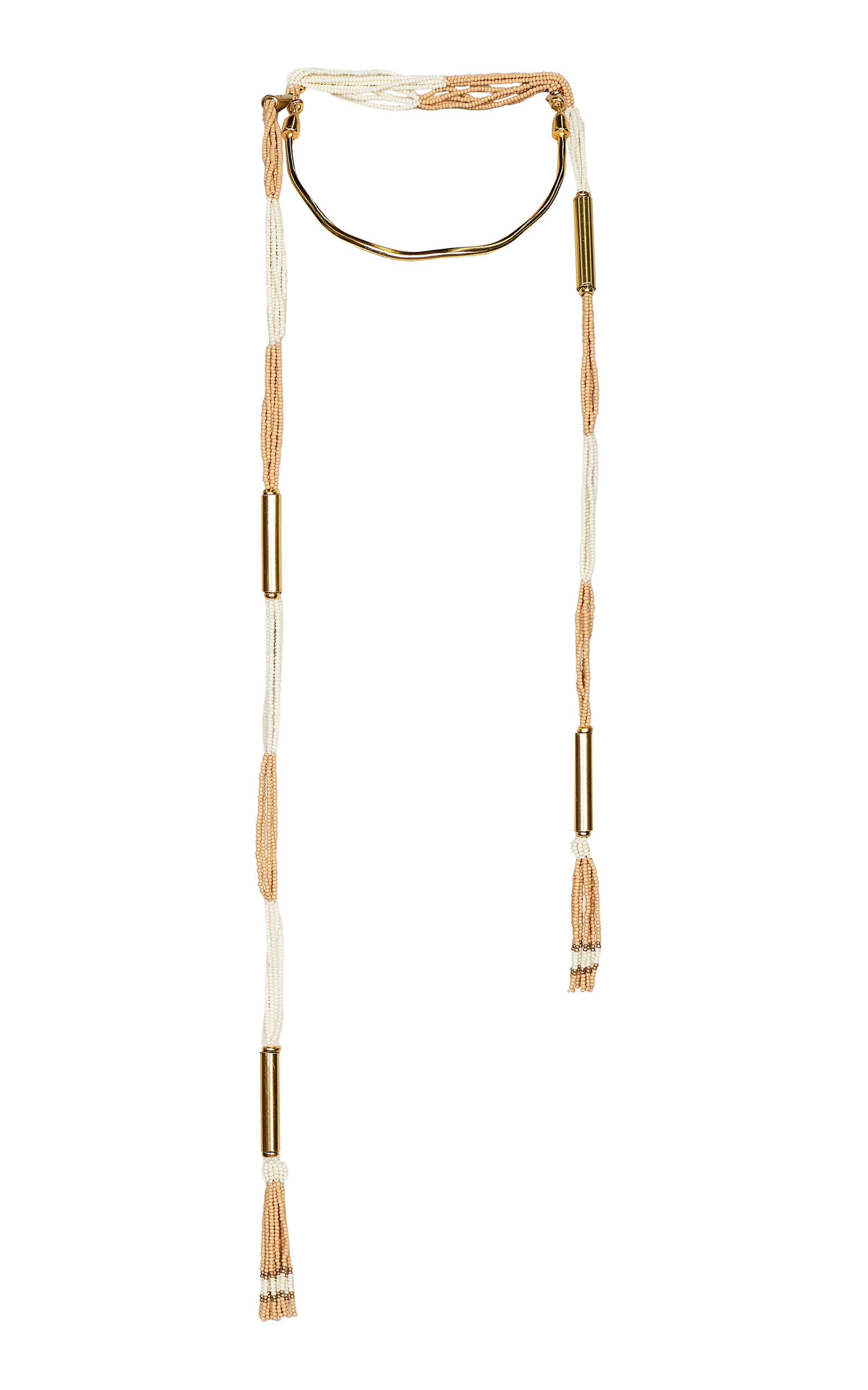 Love Stampede Beaded Tassel Necklace | Moda Operandi (Global)