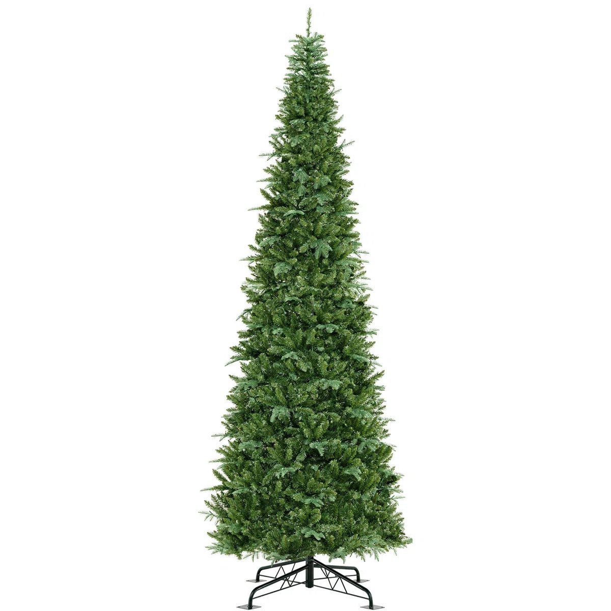 12 FT Artificial Christmas Tree with 2517 Branch Tips, 800 Warm White LED Lights | Wayfair North America