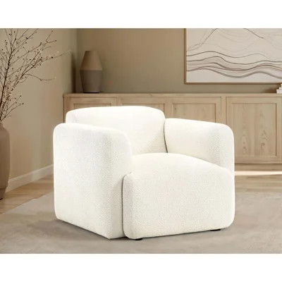 Sculptural Accent Chair with Curved Comfort and Generous Cushioning | Wayfair North America