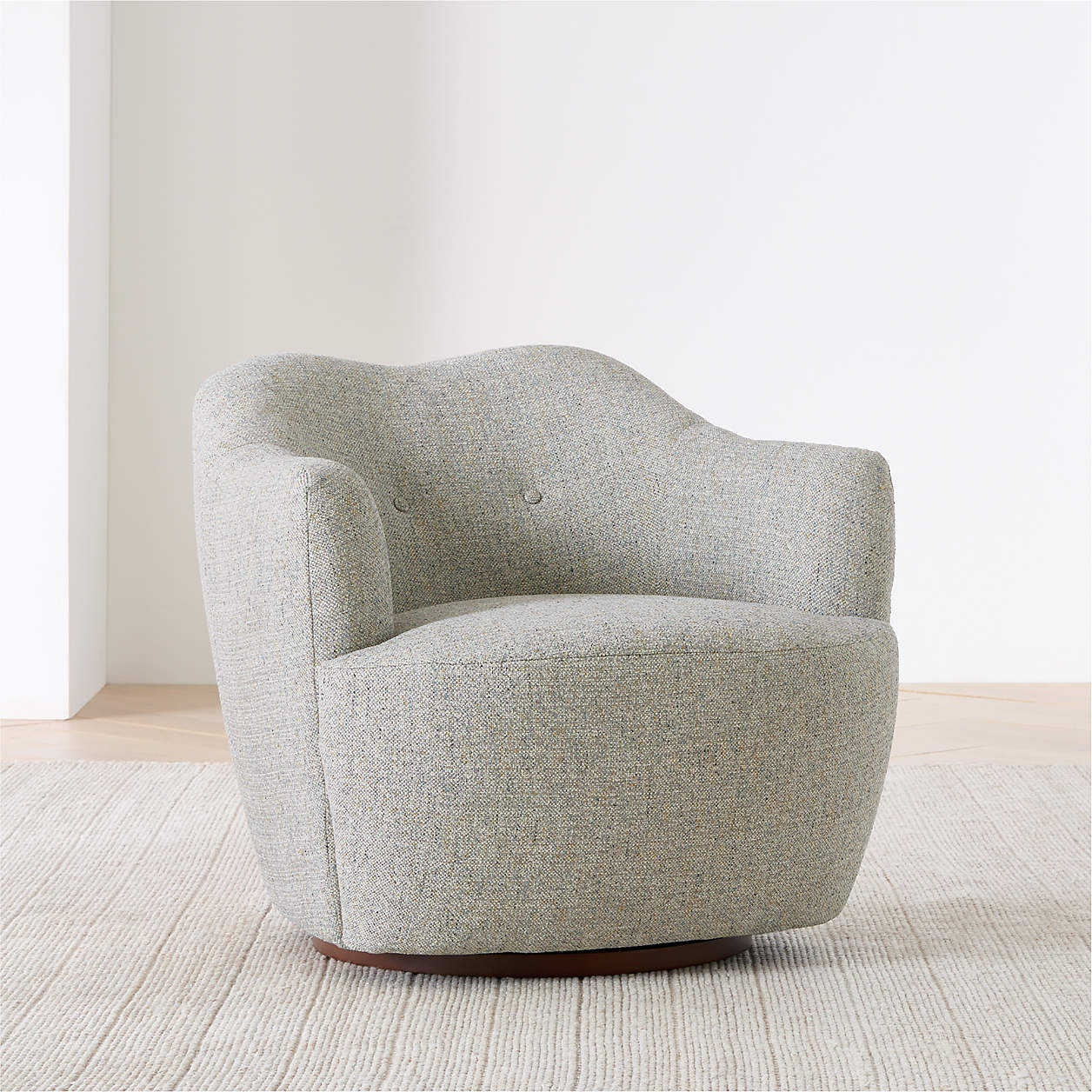 Apero Swivel Accent Chair + Reviews | Crate & Barrel | Crate & Barrel