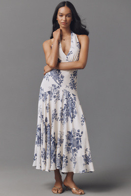 Reformation Briony Sleeveless A-Line Midi Dress | Anthropologie (US)