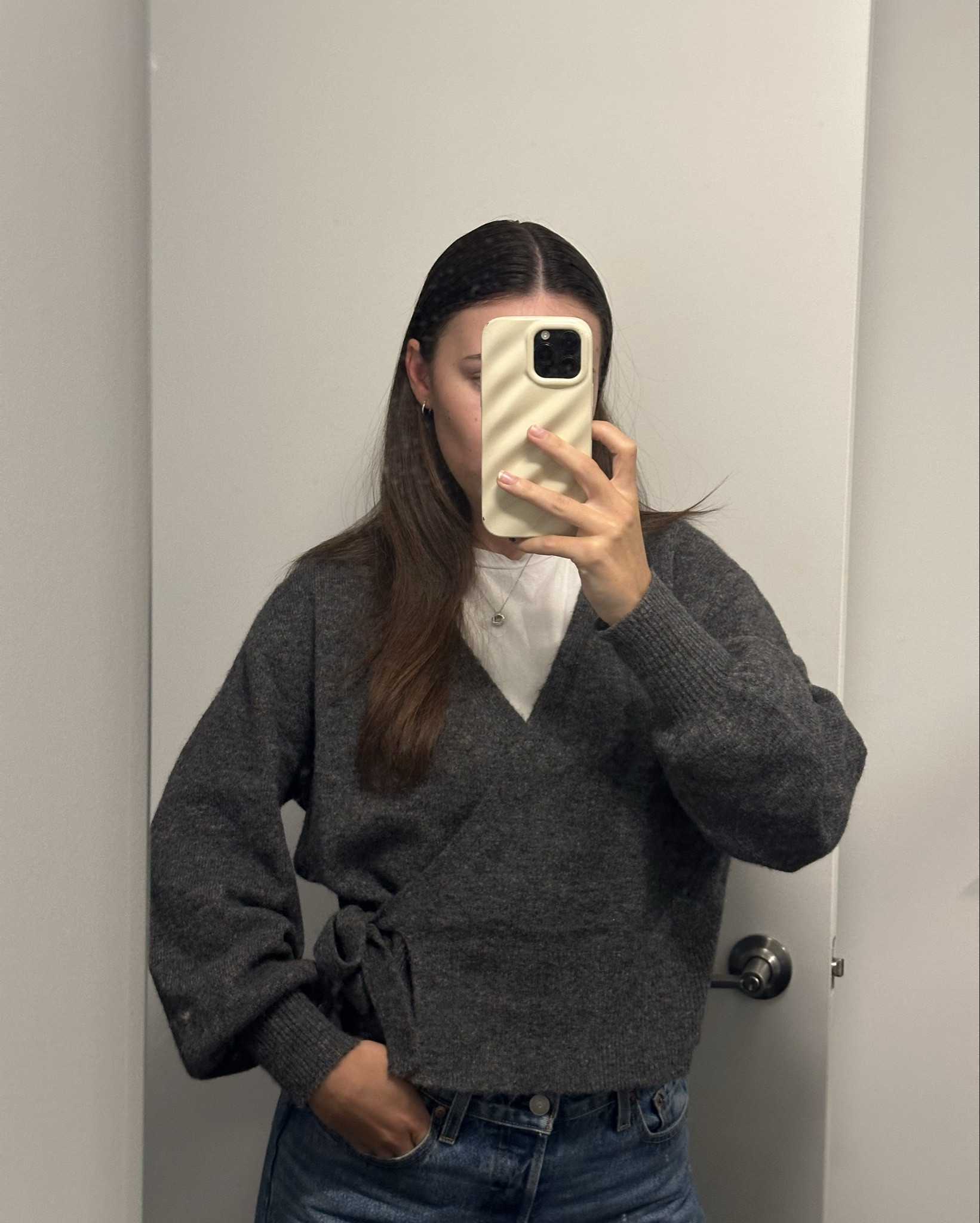 Obsessed with this knit from Aritzia, love the wrap detail! Wearing a size M & Levi’s in size 27

#LTKjeans #LTKcanada #LTKstyletip