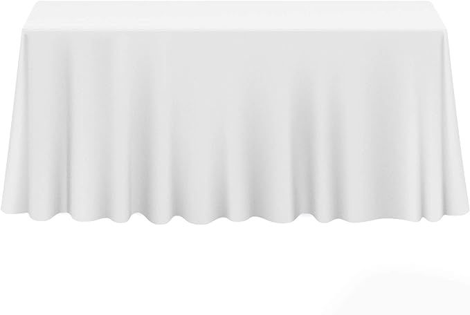 Lann's Linens - 90" x 132" Premium Tablecloth for Wedding/Banquet/Restaurant - Rectangular Polyes... | Amazon (US)