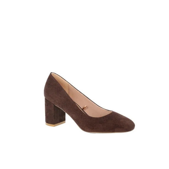 Time and Tru Women's Closed Toe Pump Dress Heels | Walmart (US)