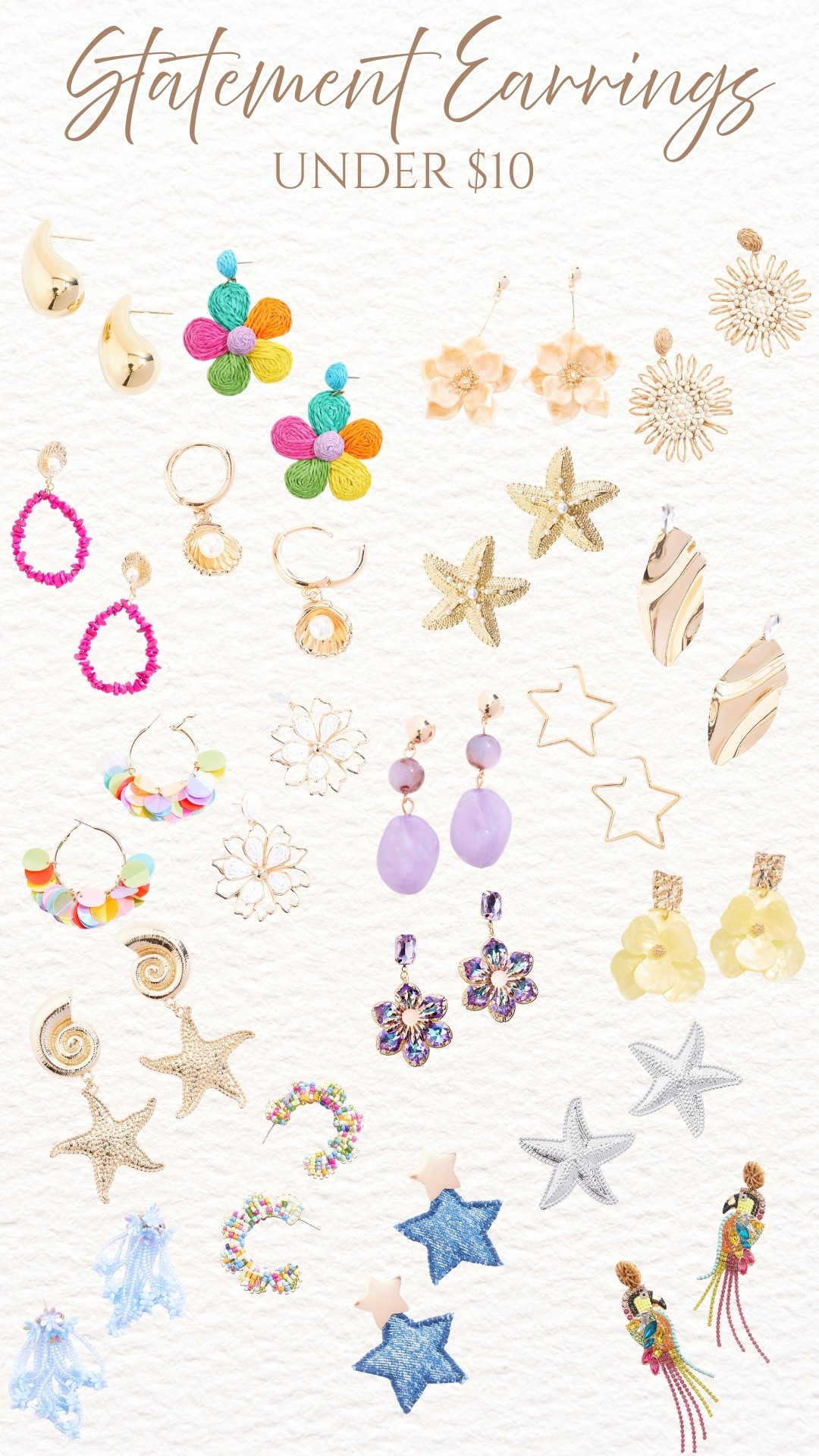 Statement earrings 🌸 I loveee adding a fun earring to my outfit! These ones are so affordable and fun!

#LTKootd #LTKSaleAlert