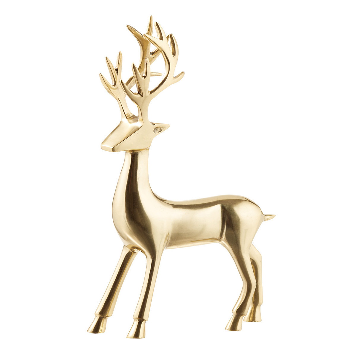 Gold Decorative Reindeer | The Container Store