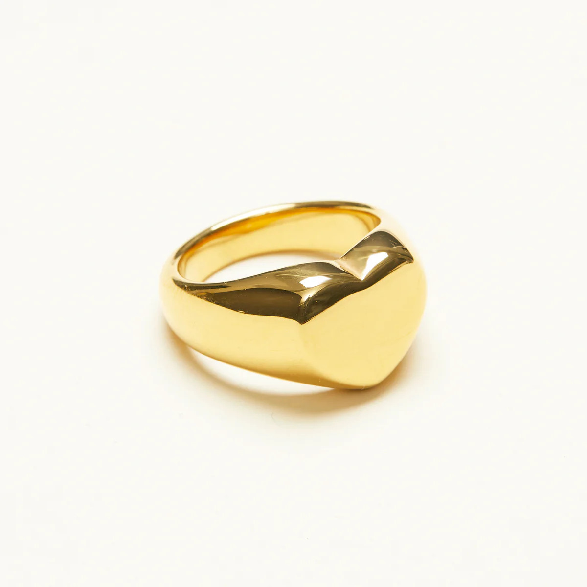 Heart Shaped Signet Ring | Shapes Studio