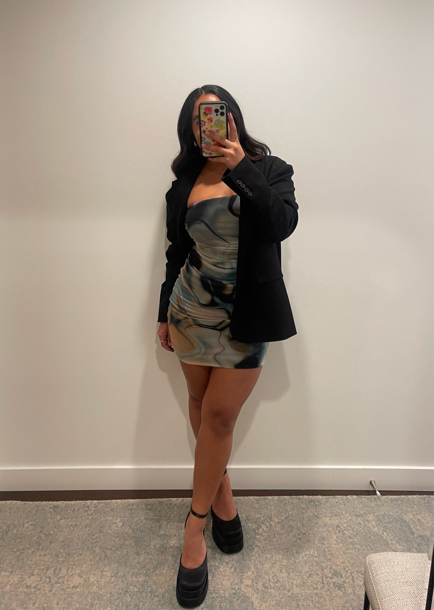 Maxi dress made mini… two dresses in one 🖤 #LTKfashion #Zara 