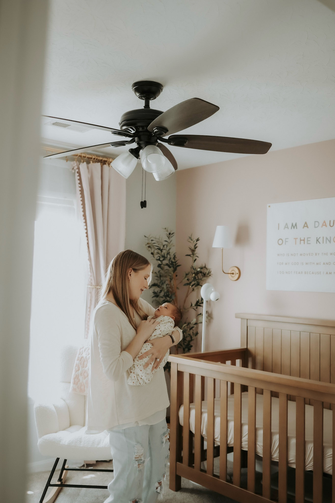Dreamy baby girl nursery