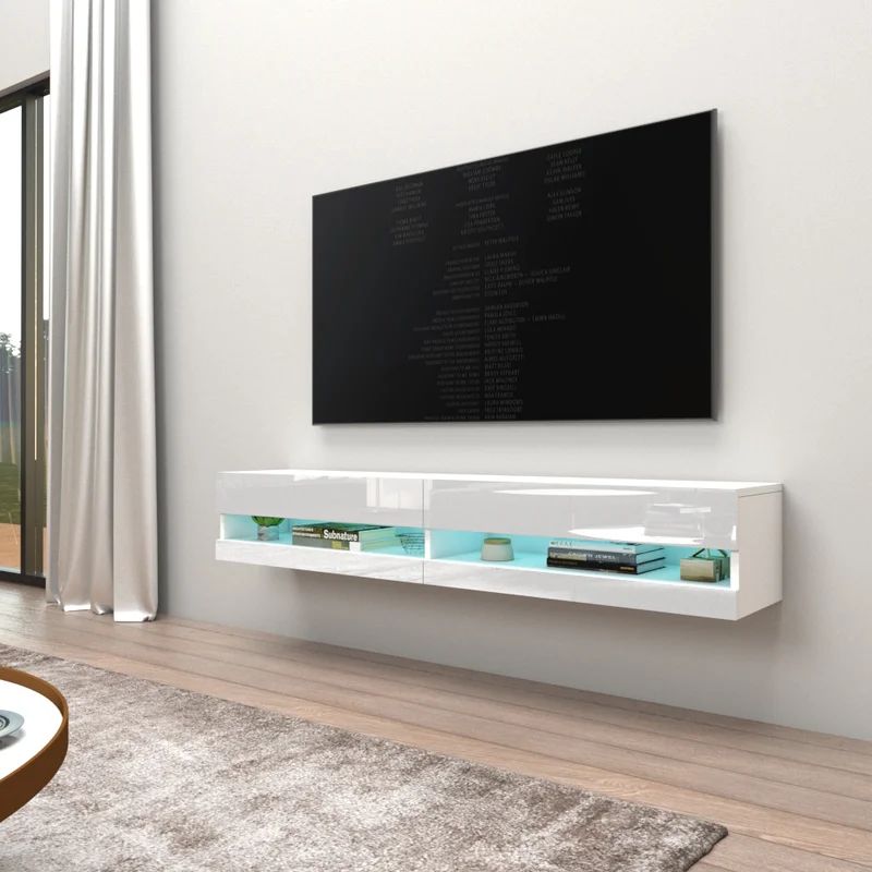 Ramsdell Floating TV Stand for TVs up to 78" | Wayfair North America