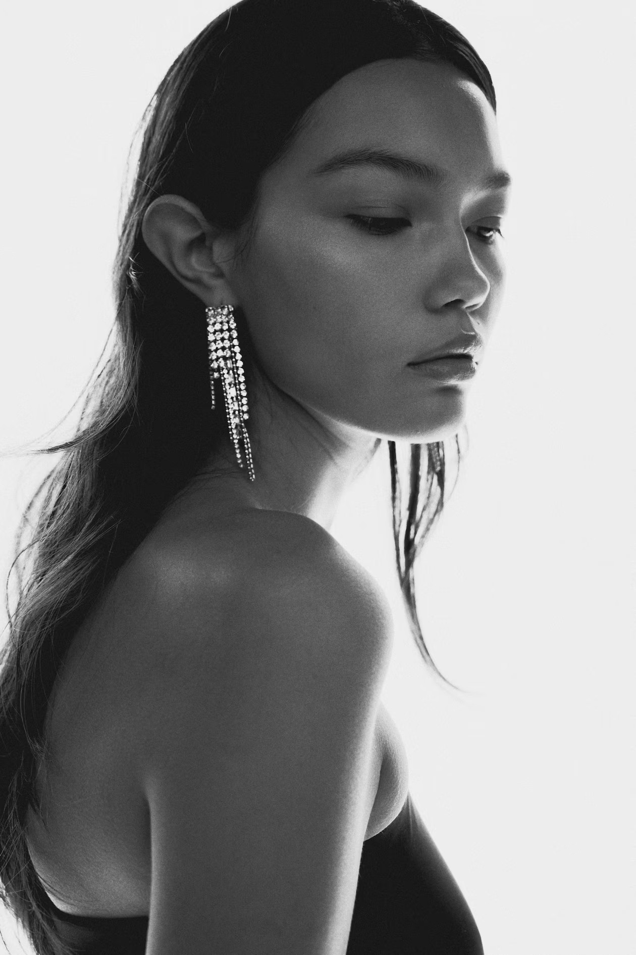 Ohrhänger mit Strass | H&M (DE, AT, CH, NL, FI)