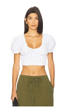 Nakedvice The Natalia Top in White from Revolve.com | Revolve Clothing (Global)