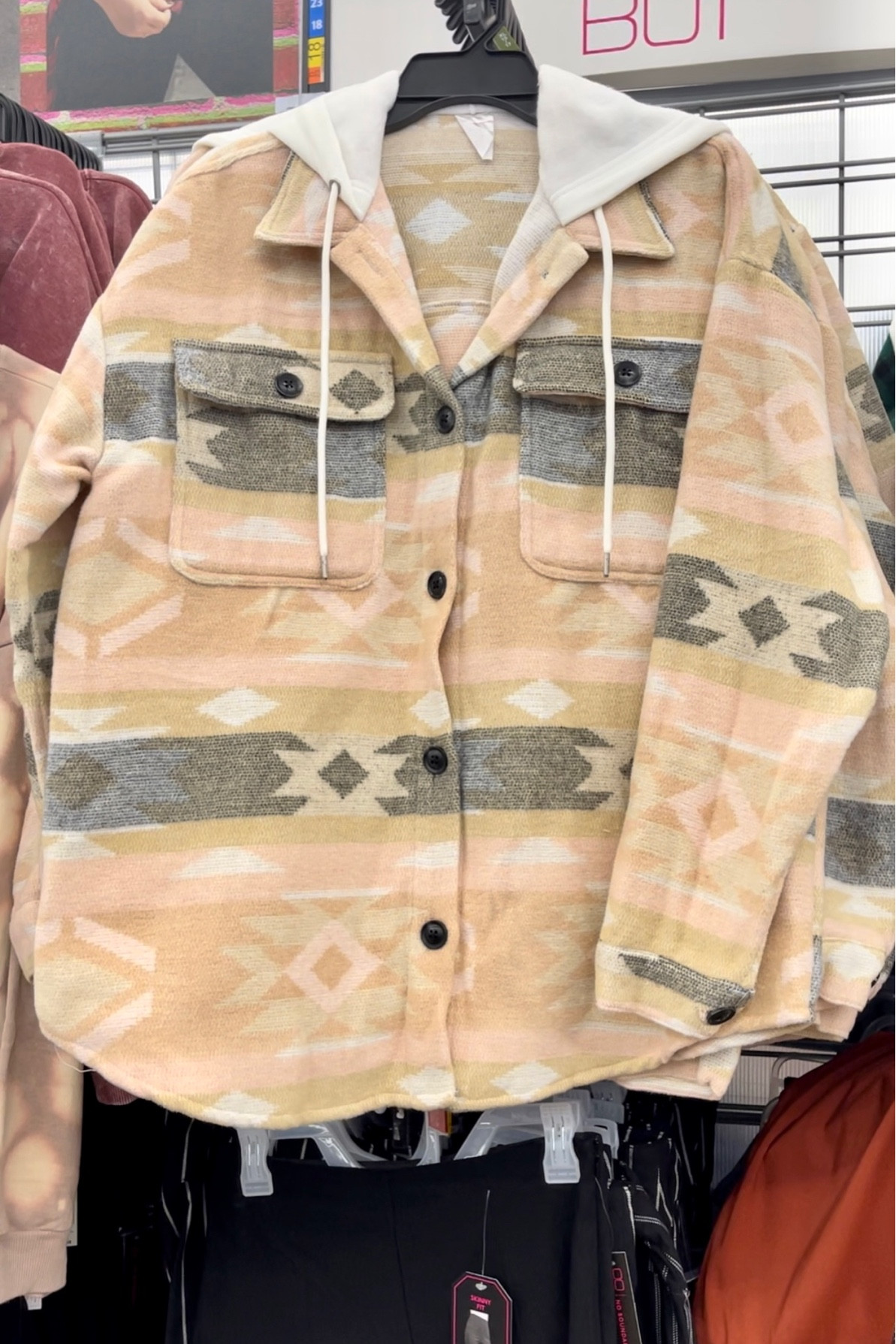 Perfect hooded shirt jacket for fall 🍂 

#LTKSeasonal #LTKfindsunder50