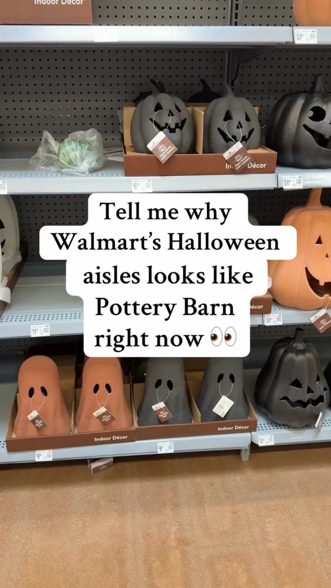 Low-key feeling like Walmart is trying to steal Pottery Barn’s whole vibe… and I’m not mad about it. Do you guys think it looks high-end or nah? #walmartdeals #walmarthome #halloweendecor

#LTKSeasonal #LTKFallSale #LTKHalloween