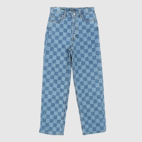 Target/Women/Women's Clothing/Jeans‎Women's Super-High Rise Checkered Straight Jeans - Wild Fab... | Target