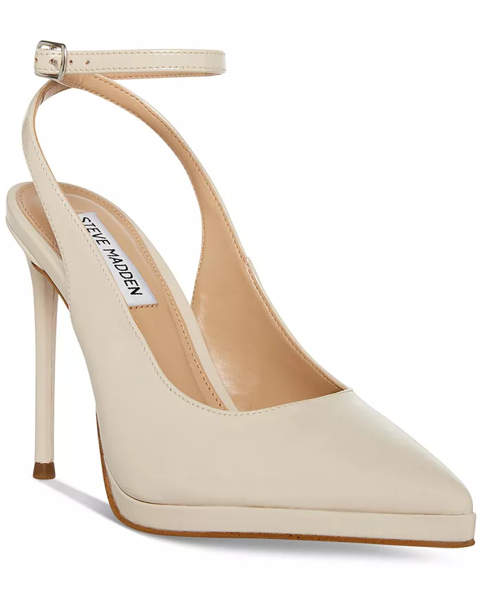 Women's Zayla Pointed-Toe Ankle-Strap Two-Piece Stiletto Pumps | Macy's