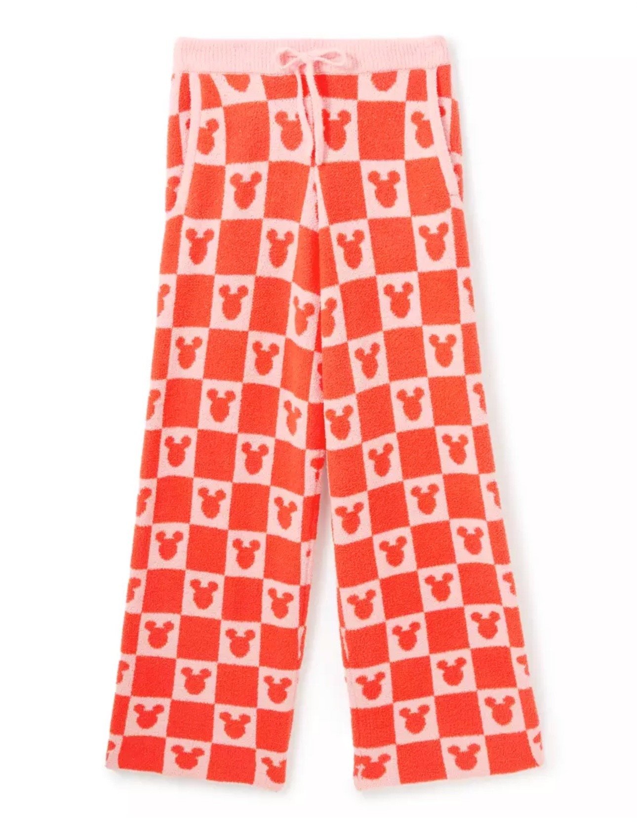Mickey Mouse Icon Boucle Knit Lounge Pants for Women Disney 