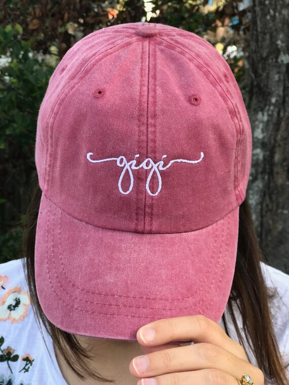 Mama, Gigi, Grandma, Mommy, Nana Baseball Cap - Mama Hat, Gigi Hat - Handwriting Font | Etsy (US)