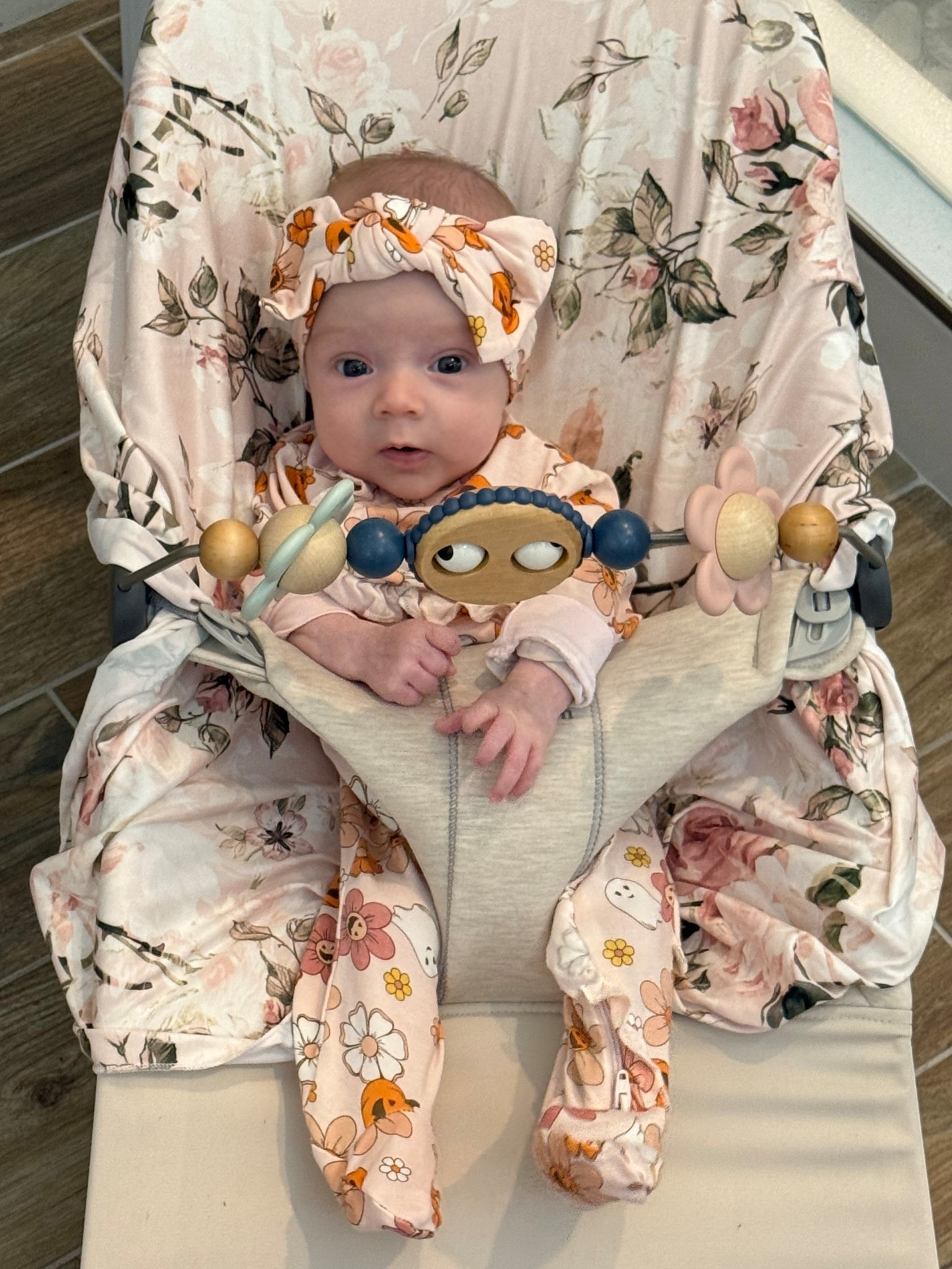 The best set up for your baby when you’re trying to get ready! Ignore the blanket for spit up protection 😅

#LTKFamily #LTKBaby