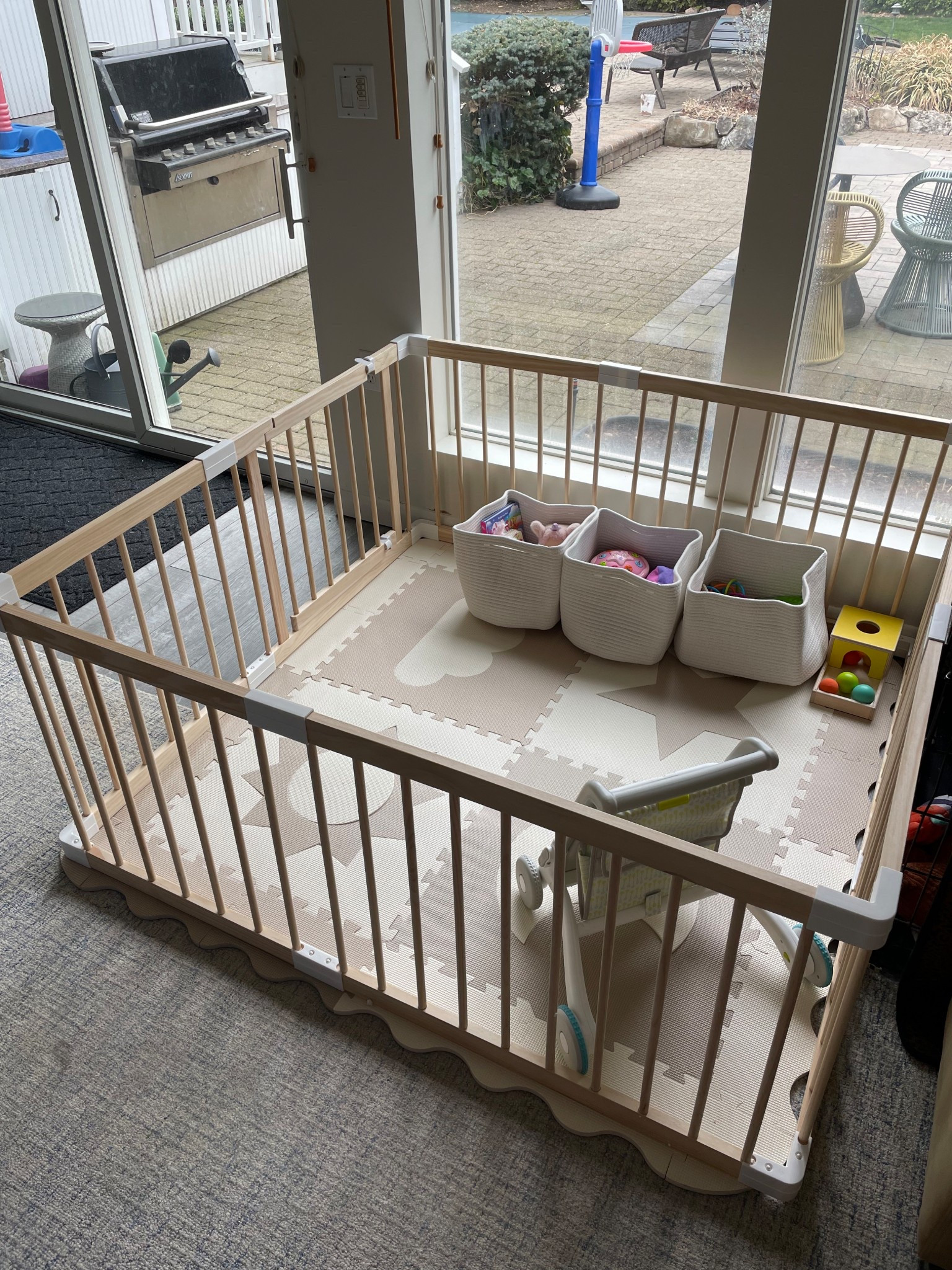 Baby play pen ! Clean and simple design  

#LTKHome #LTKBaby #LTKKids