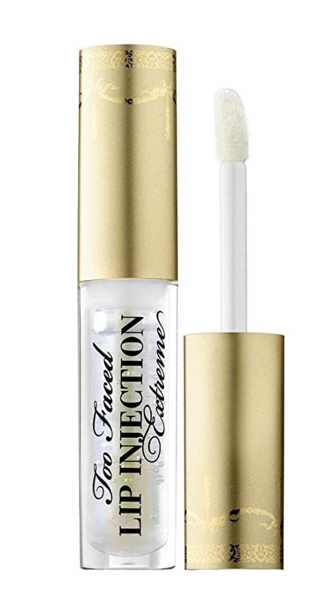 Too Faced Lip Injection Power Plumping Lip Gloss - Clear - Original - Travel Size 0.05 oz | Amazon (US)