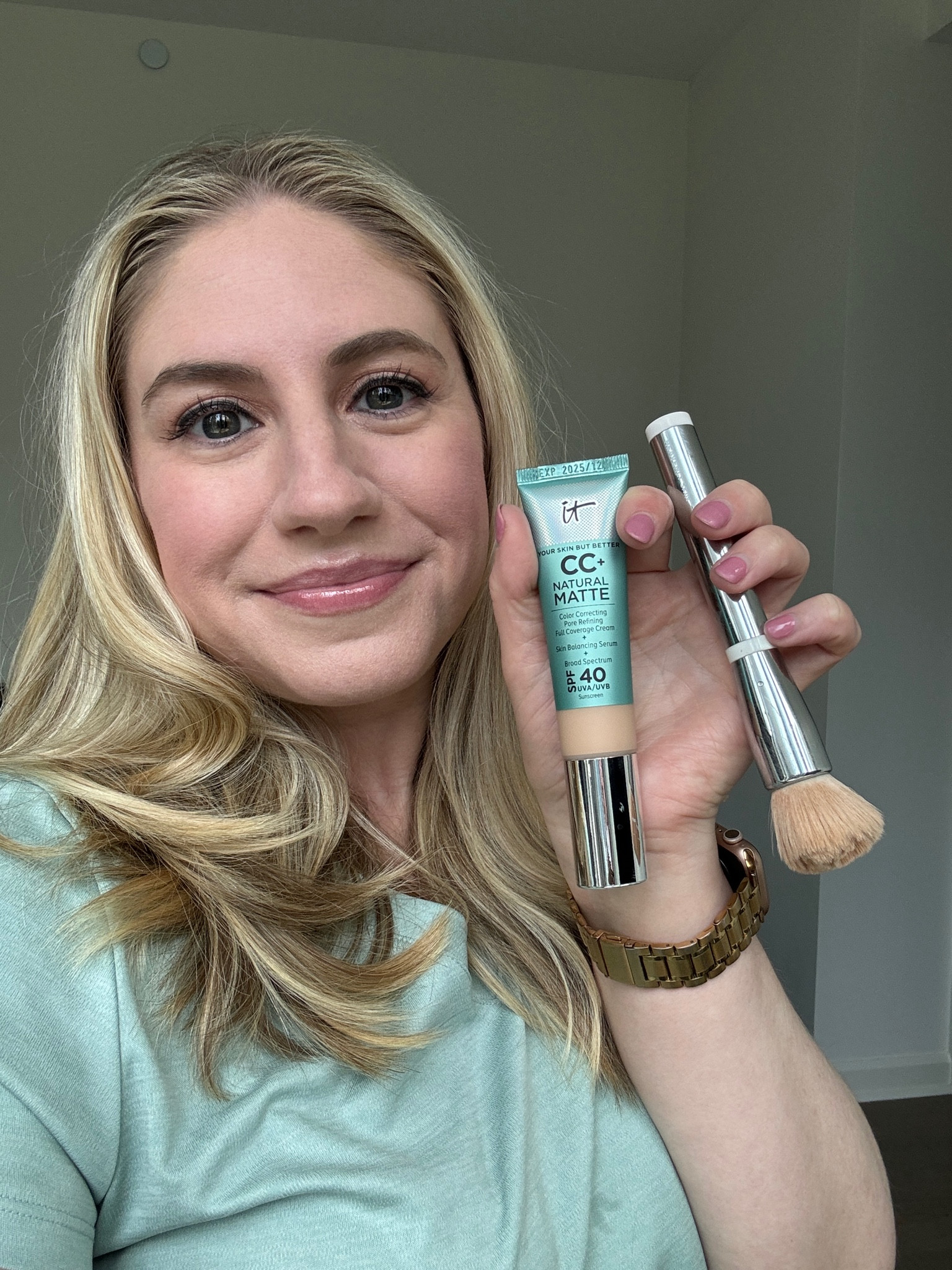 Must have makeup for summer! Foundation with spf and helps control oil and shine. It cosmetics natural matte SPF 40, I’m wearing “light cool” shade / cc cream, summer makeup, available at Sephora, QVC, it cosmetics site 

#LTKbeauty #LTKfindsunder50 #LTKSeasonal