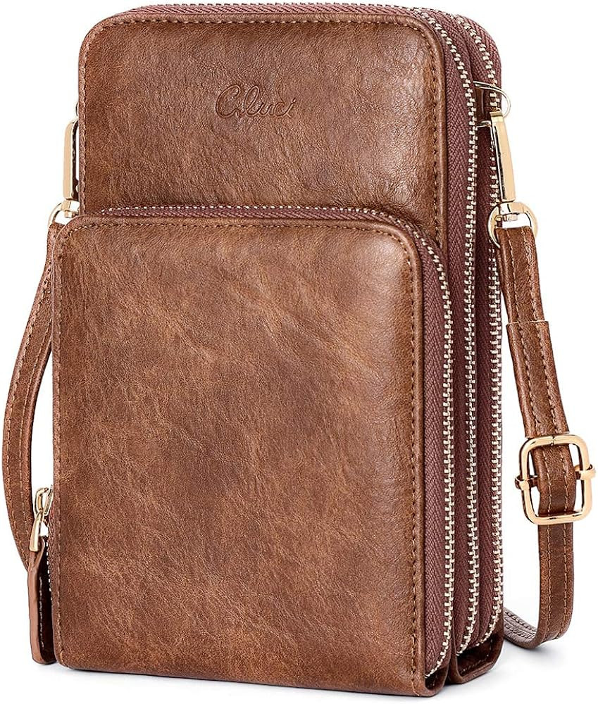 CLUCI Small Crossbody Bag for Women Leather Cellphone Shoulder Purses Fashion Travel Designer Wal... | Amazon (US)