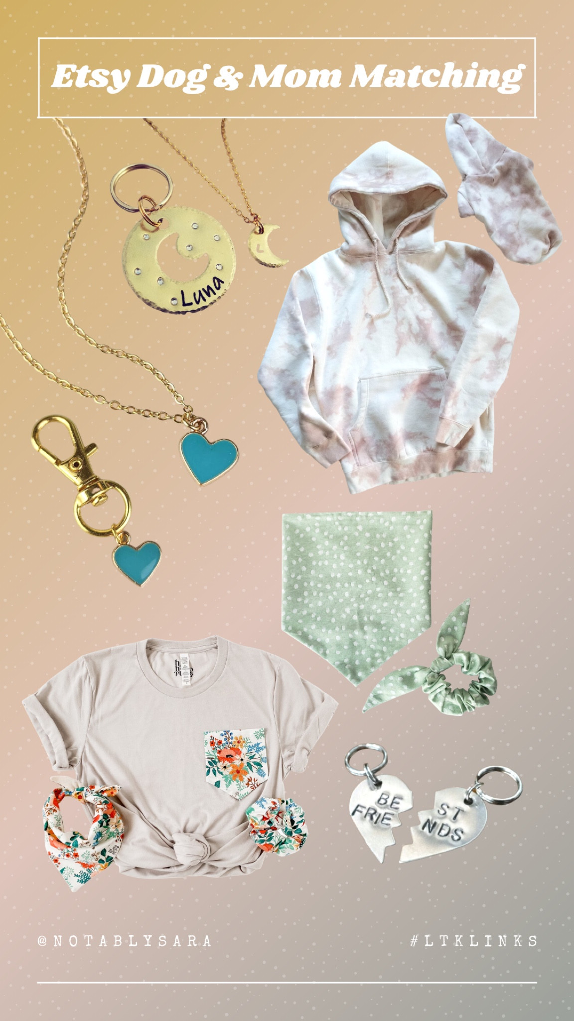 Match with your pup! Custom dog tag & BEST FRIENDS dog tags! The best friends tags can be for two dogs or for your keychain + your pup! I think the matching hoodies would be super cute too 🐶

Etsy finds, dog accessories, handmade find, etsy sale, dog mom 

#LTKhome #LTKFind