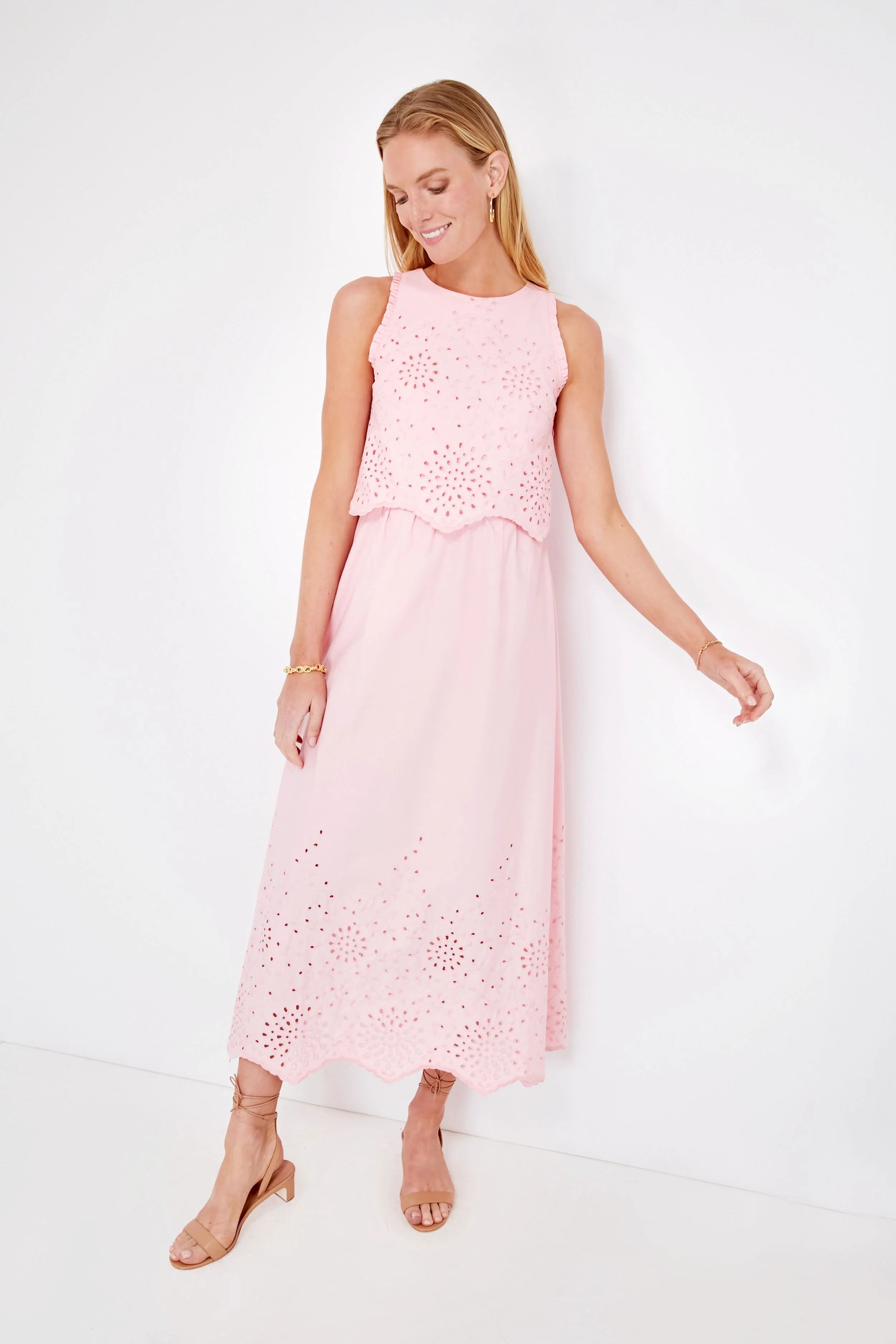 Pink Sangallo Fausta Dress | Tuckernuck (US)