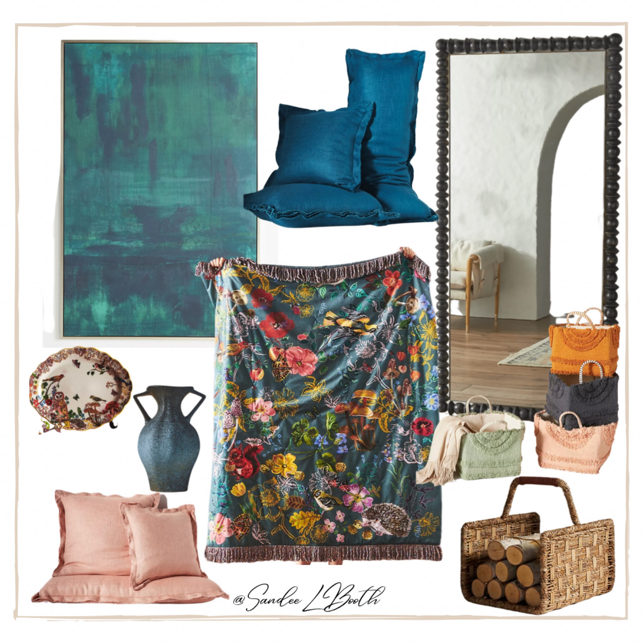 Fall Anthropologie home decor
Standing Wall mirror 
Embroidered throw blanket
Large wall art
Grand Millennial China plate wall hanging
Linen throw pillows  

#LTKhome #LTKunder100 #LTKSeasonal