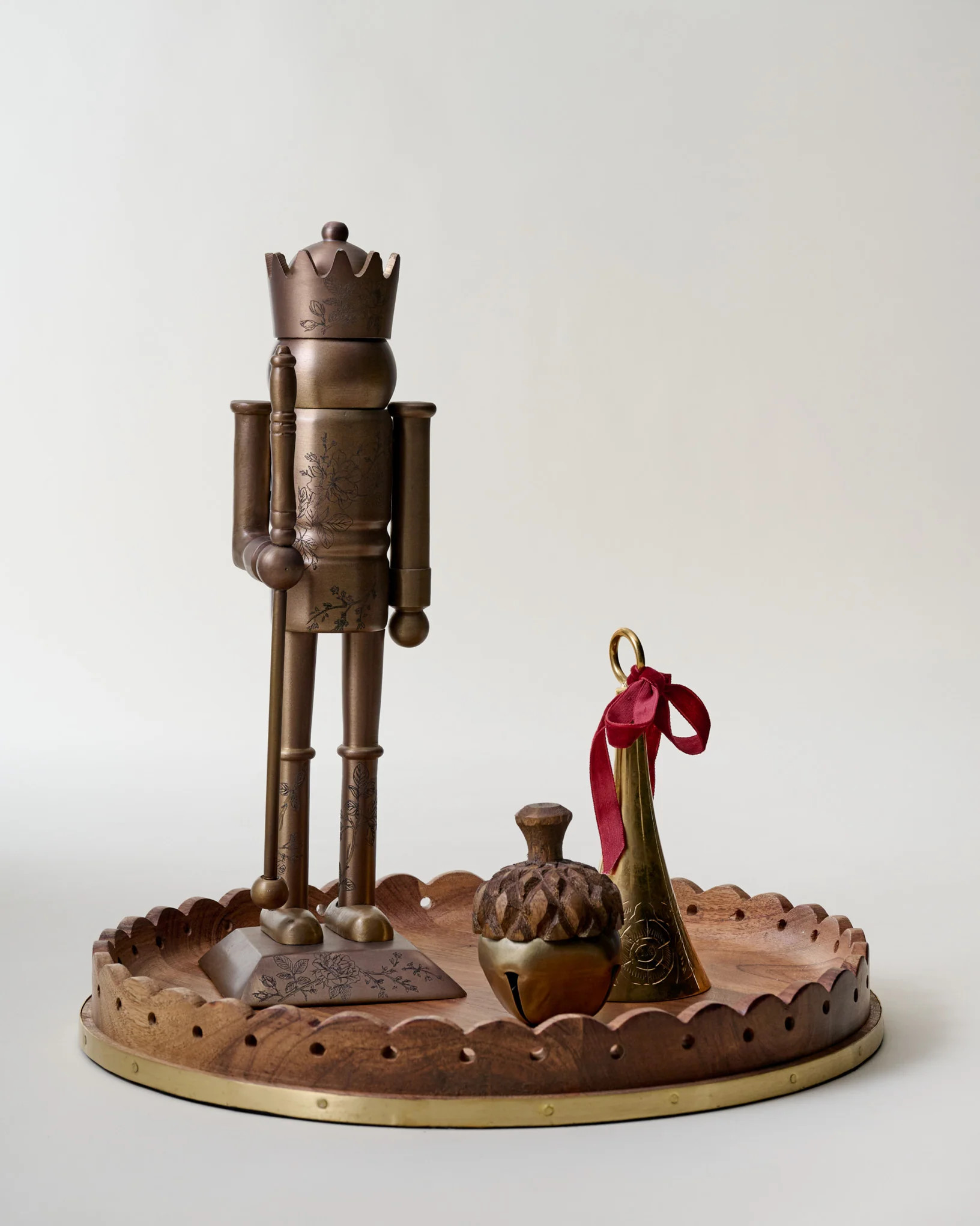 Heirloom Garden Etched Nutcracker | Magnolia