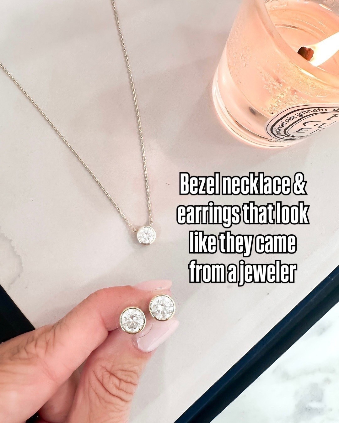 The jewelry I wear when I want that expensive look without the expensive jewelry box. This necklace and earring set has the sparkle and classic shape of fine jewelry, but it’s easy enough to wear every day.

CZ necklace, CZ earrings, everyday jewelry, fine jewelry look, jewelry finds, affordable jewelry, classic jewelry, gold jewelry, statement earrings, delicate necklace, gift ideas for women, HauteandHumid

#LTKSeasonal #LTKOver40 #LTKootd