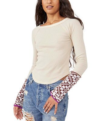 Free People She's Reversible Cuff Top & Reviews - Tops - Women - Macy's | Macys (US)