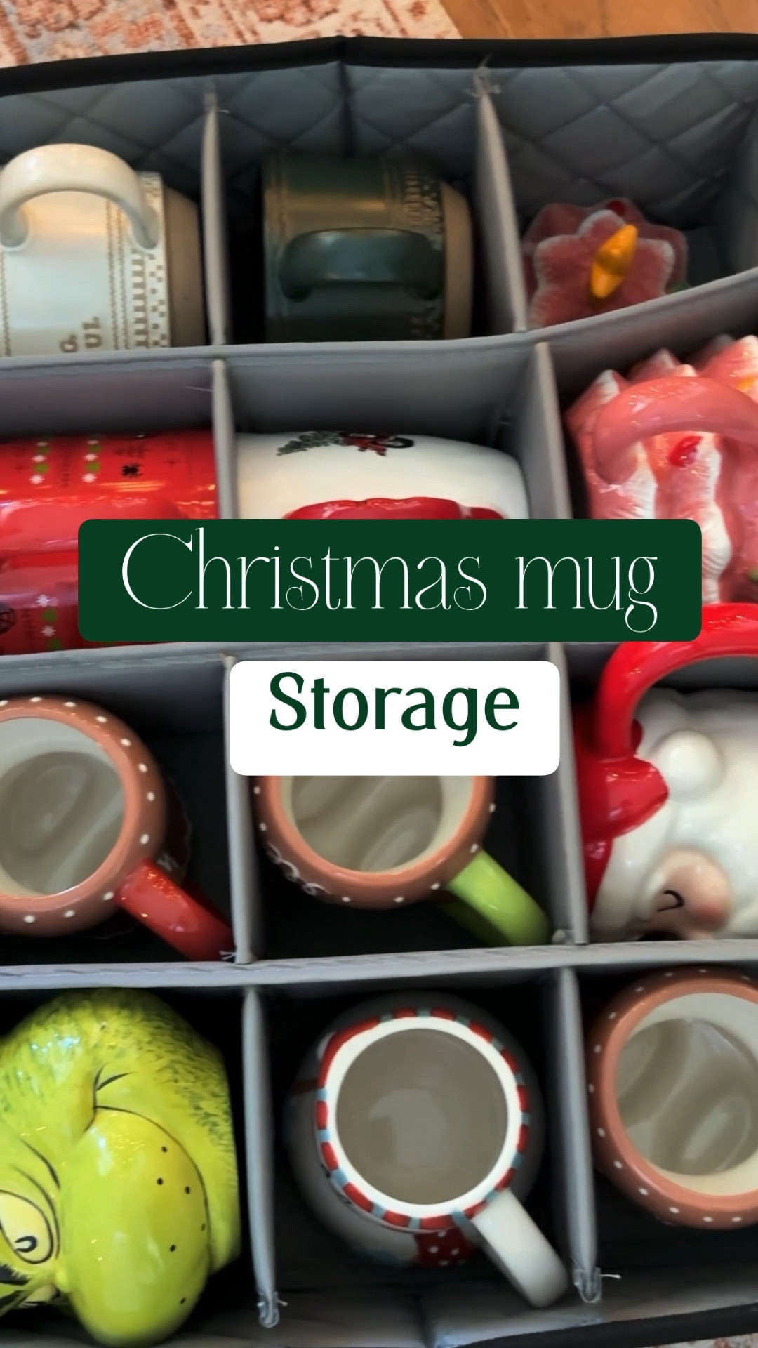 CHRISTMAS STORAGE SOLUTIONS

Keep your mugs together safe in one place. No more random boxes with mugs wrapped in paper towels or bubble wrap - this #1 best selling box for mugs and cups is a game changer!  

Box is sturdy and  holds 12 mugs or cups - also comes in cream color and has a slot for labeling.  Easy to transport and perfect if you’re moving too.

This is a new Christmas storage addition for me this year - and I only wish I got it sooner! I love it so much I already ordered another one for other holiday mugs. 

Mug storage | holiday mug storage | home organization | storage containers | storage box | containers for organizing 

#ltkfindsunder50 #ltksalealert #ltkseasonal 


#LTKhome #LTKVideo #LTKHoliday