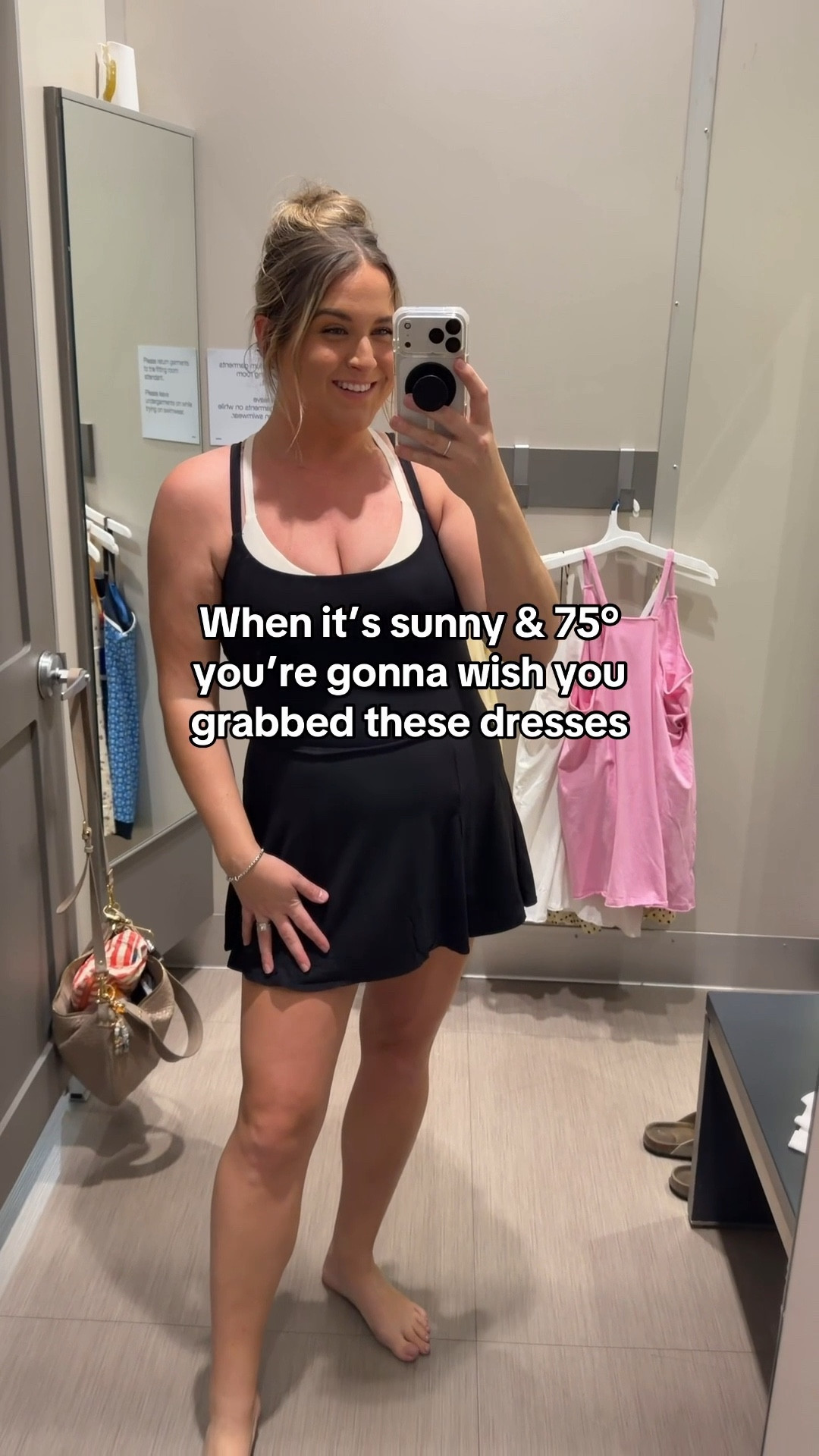 Trust me, you're gonna be living in these dresses all spring/summer long!

✨SIZING INFO: 5’8” L, 12✨
Black & white: Large
Floral: Large
Yellow & orange: XL
Blue: Large
Pink: Large
White: XL (was too big so stick to your true size)
Brown: Large
Yellow polka dot: Large

#momootd #midsizeootd #momstyleinspo
#midsizefashion #momcreator @target stay at home mom style, mom outfits, sahm style, everyday mom style, mom fashion, casual mom outfits, mom uniform, mom ootd


#LTKMidsize #LTKootd #LTKspringtrends