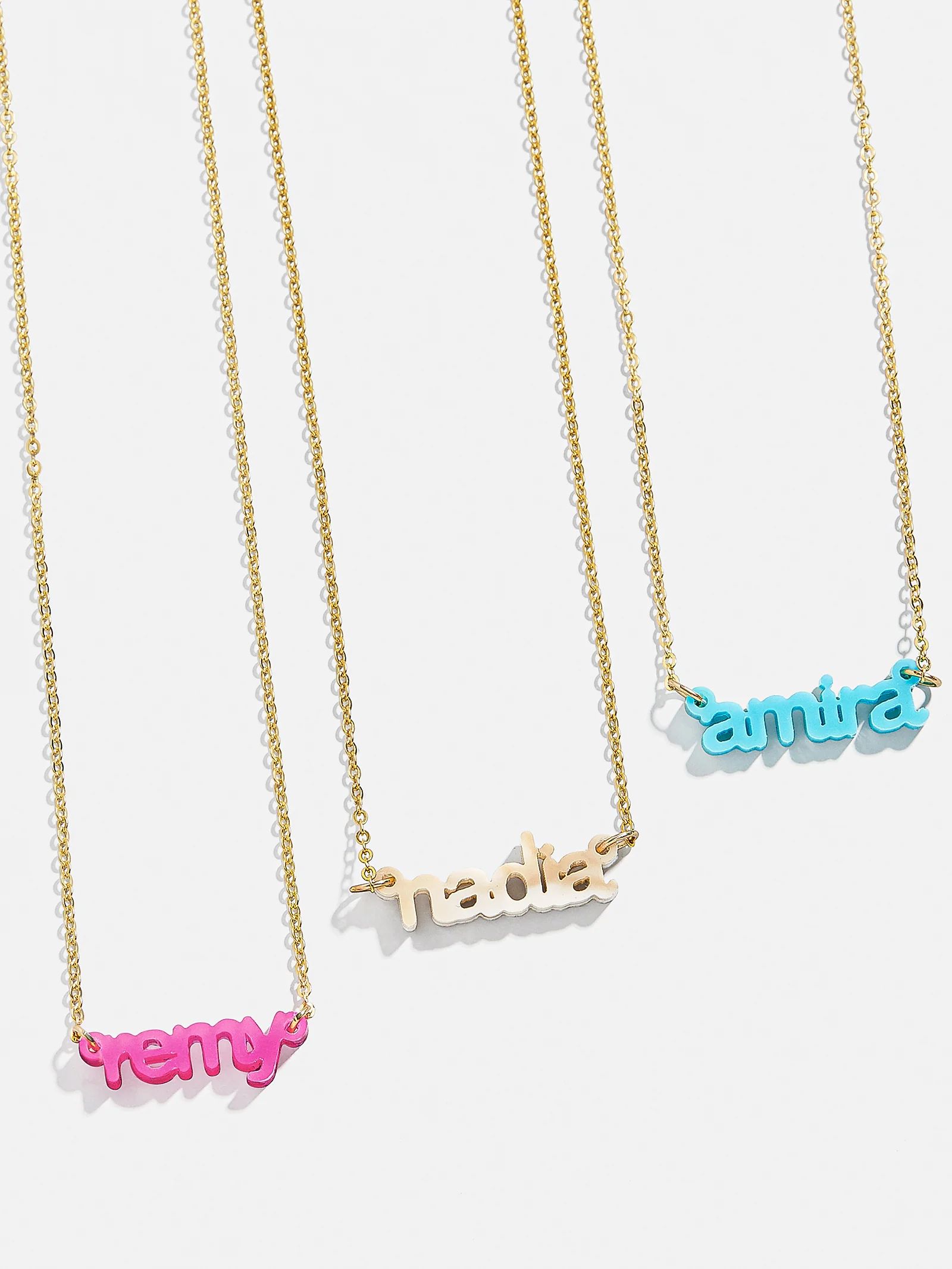 Acrylic Custom Nameplate Necklace | BaubleBar (US)