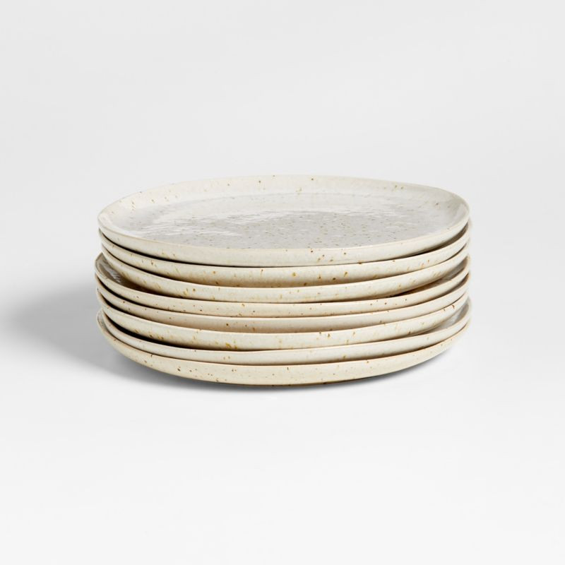 Wilder Salad Plates, Set of 8 + Reviews | Crate & Barrel | Crate & Barrel