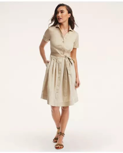 Belted Shirt Dress | Brooks Brothers