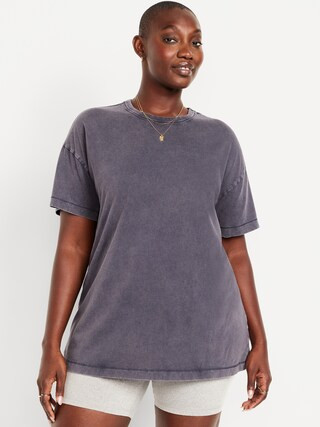 Oversized EveryWear Tunic T-Shirt | Old Navy (US)