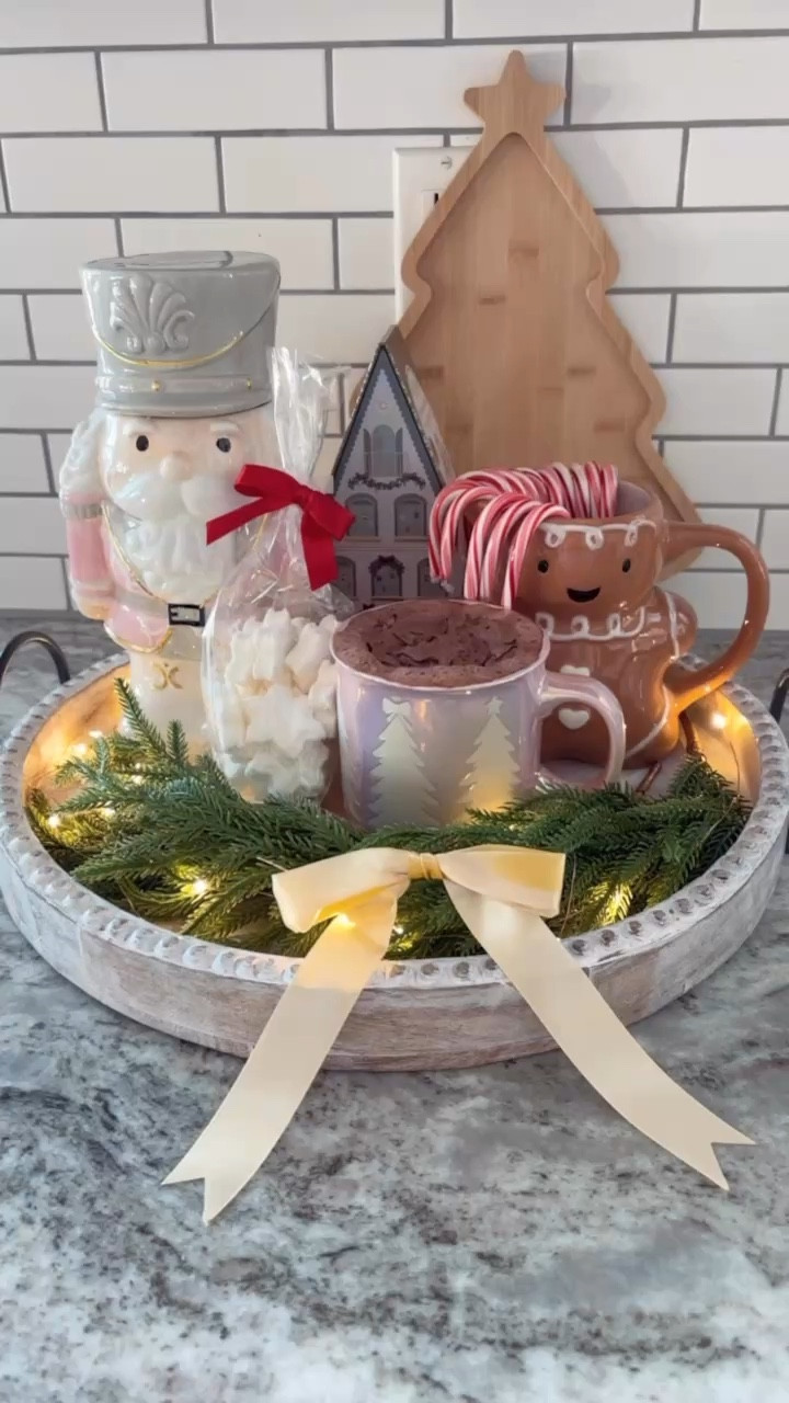 Tis the season to create a hot chocolate station in your kitchen! ☕️ 
Cold weather, cozy nights in with the family, Christmas movies & hot chocolate!! 🎄
Steal everything I used plus the prettiest nutcracker cookie jar! 🫶🏻

#LTKWatchNow #LTKHoliday #LTKGiftGuide