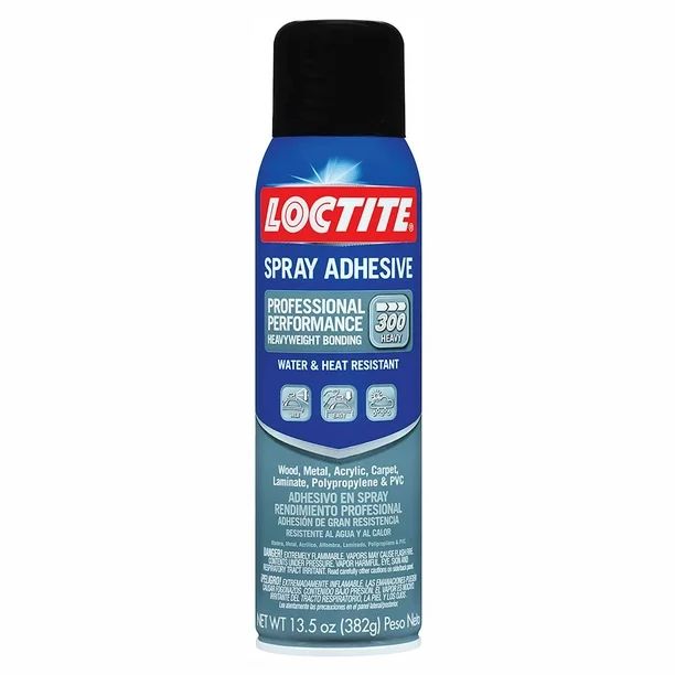 Loctite Professional Performance Spray Adhesive, 1, Clear 13.5 oz Can - Walmart.com | Walmart (US)