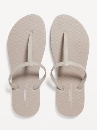 T-Strap Sandals Sandals (Partially Plant-Based) | Old Navy (US)