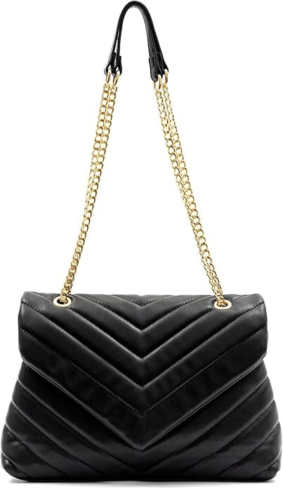 PRETTYGARDEN Women’s Fashion Crossbody Bags Lightweight Adjustable Chain Strap Quilted Designer... | Amazon (US)